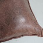 Wammes Loungestoel Van Bruin Leer Door Gerard Van Den Berg Voor Montis, Jaren 70 thumbnail 10