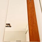 Vintage Spiegel Wandspiegel Teak Jaren 60 Sleutelkastje thumbnail 2