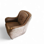 2 X Natuzzi Lounge Chairs / Leather / 1980s thumbnail 6