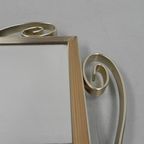 Vintage Geslepen Spiegel In Aluminium Frame thumbnail 15