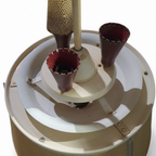 Perforated Steel Hanging Lamp 1950S thumbnail 4