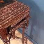 Unieke Trampart Japanse Naaitafel Uit De 19E Eeuw thumbnail 11