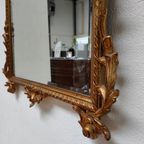 Grote Vintage Barok Brocante Rococo Spiegel Schouwspiegel 01 thumbnail 9