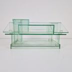 Vintage Glazen Designobject Modernist Modelhuis Uniek Glas thumbnail 10