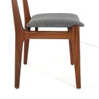 Set 4 Findahl Vintage Eetkamerstoelen Stoelen Gestoffeerd Deens thumbnail 8