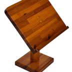 Vintage Grenenhouten Boekenstandaard / Magazine Jaren 70 thumbnail 12