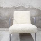 * Retro Fauteuil Met Teddy Stof Bekleed thumbnail 3