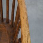 Leuke En Tijdloze Set Van 4 Antieke Engelse Windsor Stickback Chairs Uit De 19e thumbnail 14