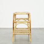 Leuke En Bijzondere Vintage Rotan Salontafel Van Rohé Noordwolde Uit De Jaren ’50 thumbnail 6