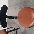 6x Chaise Nicolle Franse Industriële Metalen Design Stoelen thumbnail 6