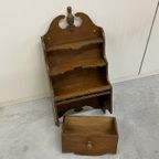 Oud Hangkastje Brocante Wandkastje Hout thumbnail 5