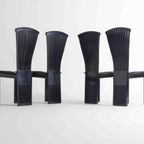 Vintage 'Waaier' Stoelen Van Pietro Costantini, Italie 1980 thumbnail 8