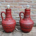 Vintage Xl Vaaslamp Rood thumbnail 5