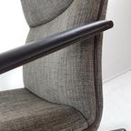 Artifort Draaifauteuil Grijs Bruin F154 Vintage Bureaustoel thumbnail 9