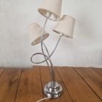 Vintage Design Tafel Lamp Chroom thumbnail 9