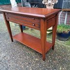 Engelse Sidetable Met Uitschuifbare Bladen thumbnail 4