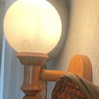 Vintage Houten Wandlamp (Herda) thumbnail 4