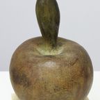 Sculpture Female Figure On Apple By Godfried Pieters thumbnail 8