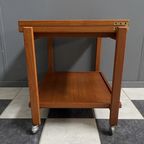 Danish Teak Serving Trolley / Sidetable 1960S thumbnail 5