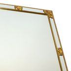Grote Vintage Deknudt Spiegel Xl Hollywood Regency Jaren 70 Design thumbnail 14