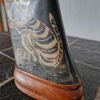 Vintage Draak Phoenix Feniks Buffel Hoorns. thumbnail 6