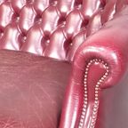 Rundlederen Vintage 2 Zits Chesterfield Bank thumbnail 5