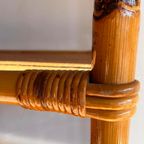 Italiaans Design Rotan Bamboe Boekenkast Mid Century Vintage thumbnail 8
