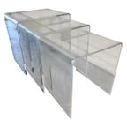Set Van 3 Nesting Tables In Plexiglas / Salontafel thumbnail 23