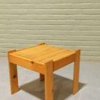 Vintage Mid Century Grenen Side Table Bijzettafel thumbnail 6