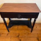 Toilettafel Sidetable Keukentafeltje Dubbel Plateau Zwart Frans thumbnail 17