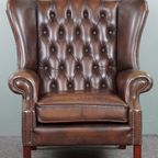 Waanzinnig Gekleurde Chesterfield Oorfauteuil, Wingchair thumbnail 4