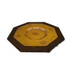 Perzische Messing Schotel In Houten Frame thumbnail 3