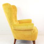 Vintage Artifort Theo Ruth Fauteuil Geel Nieuw Gestoffeerd thumbnail 10