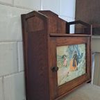 Retro Vintage Bureau, Desk Met Ladeblok, Bureautje thumbnail 13