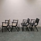 Set Van 4 Vintage Eetkamerstoelen Stako 4 Vintage Stoelen thumbnail 13