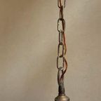 Unieke Piecrust Hanglamp Uit Frankrijk Antiek, Art-Deco thumbnail 8