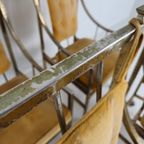 Unieke Set Eetkamer- En Loungestoelen In Mid-Century Stijl – Verguld, Gemaakt Tussen 1940-1948 thumbnail 2