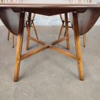 Vintage Ercol Hangoortafel Met Stoelen thumbnail 10