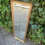 Facet Geslepen Passpiegel In Gouden Lijst thumbnail 2
