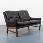 Mid-Century Danish Modern Sculptural Two Seats Sofa / 2 Zitsbank From Eilersen, 1960’S thumbnail 4