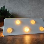 Wit Metalen Wandlampje Met Sterren thumbnail 2