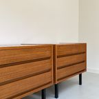 Vintage Houten Ladekast Met 3 Lades thumbnail 9