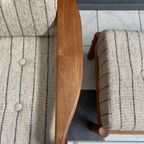 High Back Relax Chair With Hocker 1960S By Tarm Stole Denmark thumbnail 12