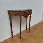 Barok Rococo Wandconsole Sidetable Met Marmer Blad En Spiegel 05 thumbnail 10