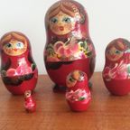 Matroesjka - Baboesjka Pop, 5 Houten Poppetjes thumbnail 2