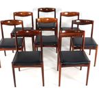 Set 8 Palissander Stoelen 'vesterlund' Vintage thumbnail 14