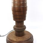 Vintage Houten Lampvoet Groot thumbnail 5