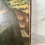 Mona Lisa, Poster Op Hout Geplakt. thumbnail 9