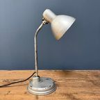 Zilvergrijze Bauhaus Bureaulamp thumbnail 14
