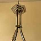 Lamp Hanglamp Art Deco 1930 Degué Gesigneerd Frans thumbnail 14
